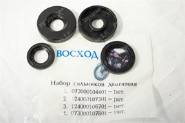 Набор сальников двигателя Восход (4 шт) VM000114